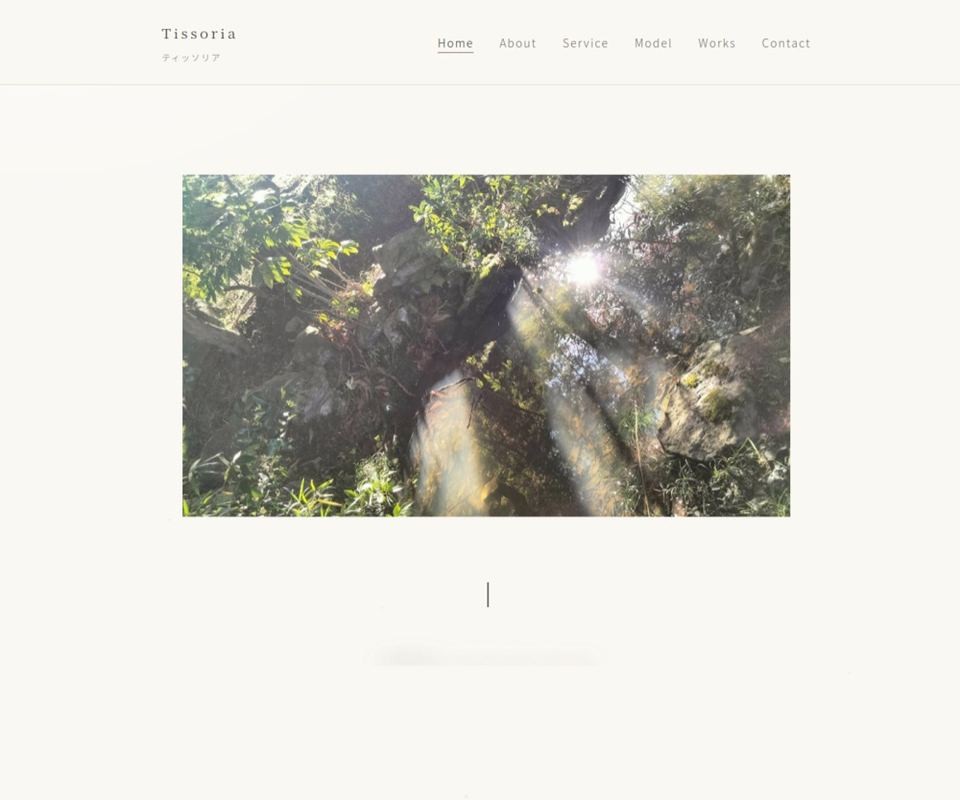 Tissoria サイトイメージ